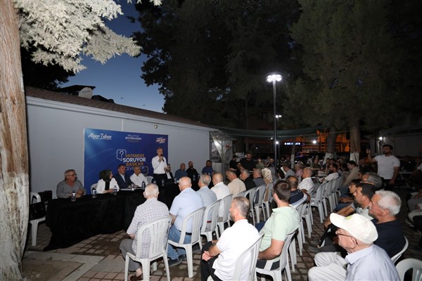 Başkan Taban, Sinanbey’de vatandaşlarla buluştu