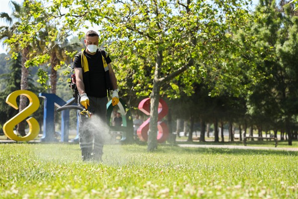 Samsun’da kene vakalarına karşı ilaçlama yapılıyor