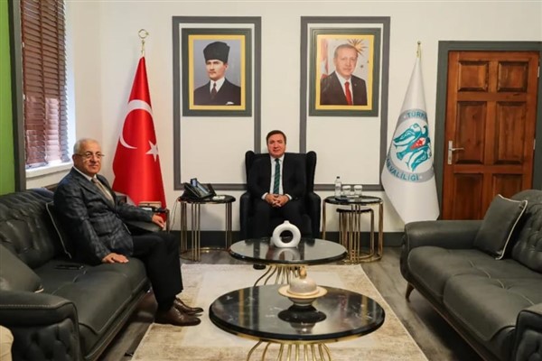 İçişleri Bakanlığı Başmüfettişi Şahin’den Erzincan Valisi Aydoğdu’ya ziyaret