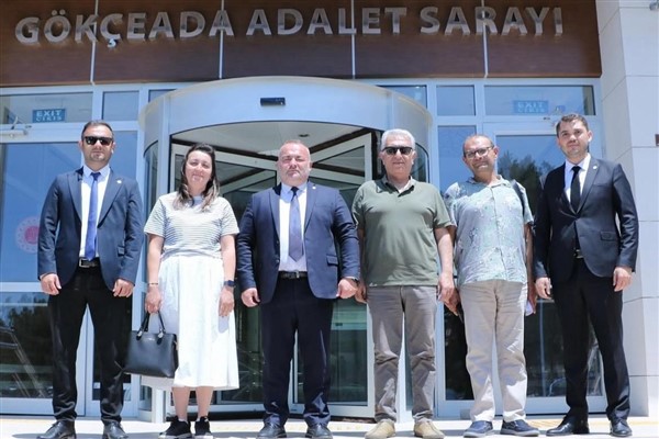 Çanakkale Barosu, Gökçeada’yı ziyaret etti