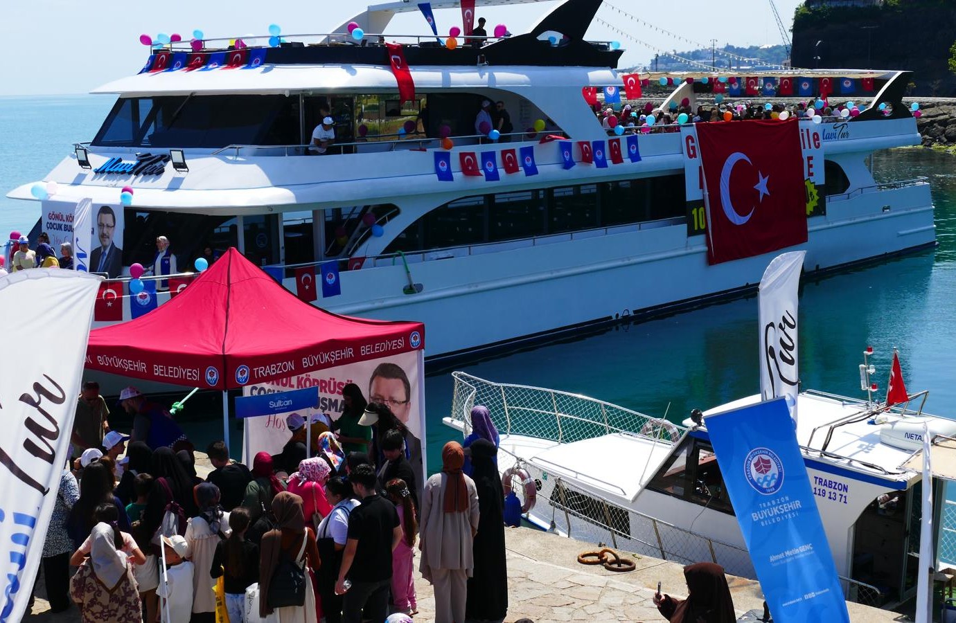 Trabzon Büyükşehir Belediyesi’nden gemi turu