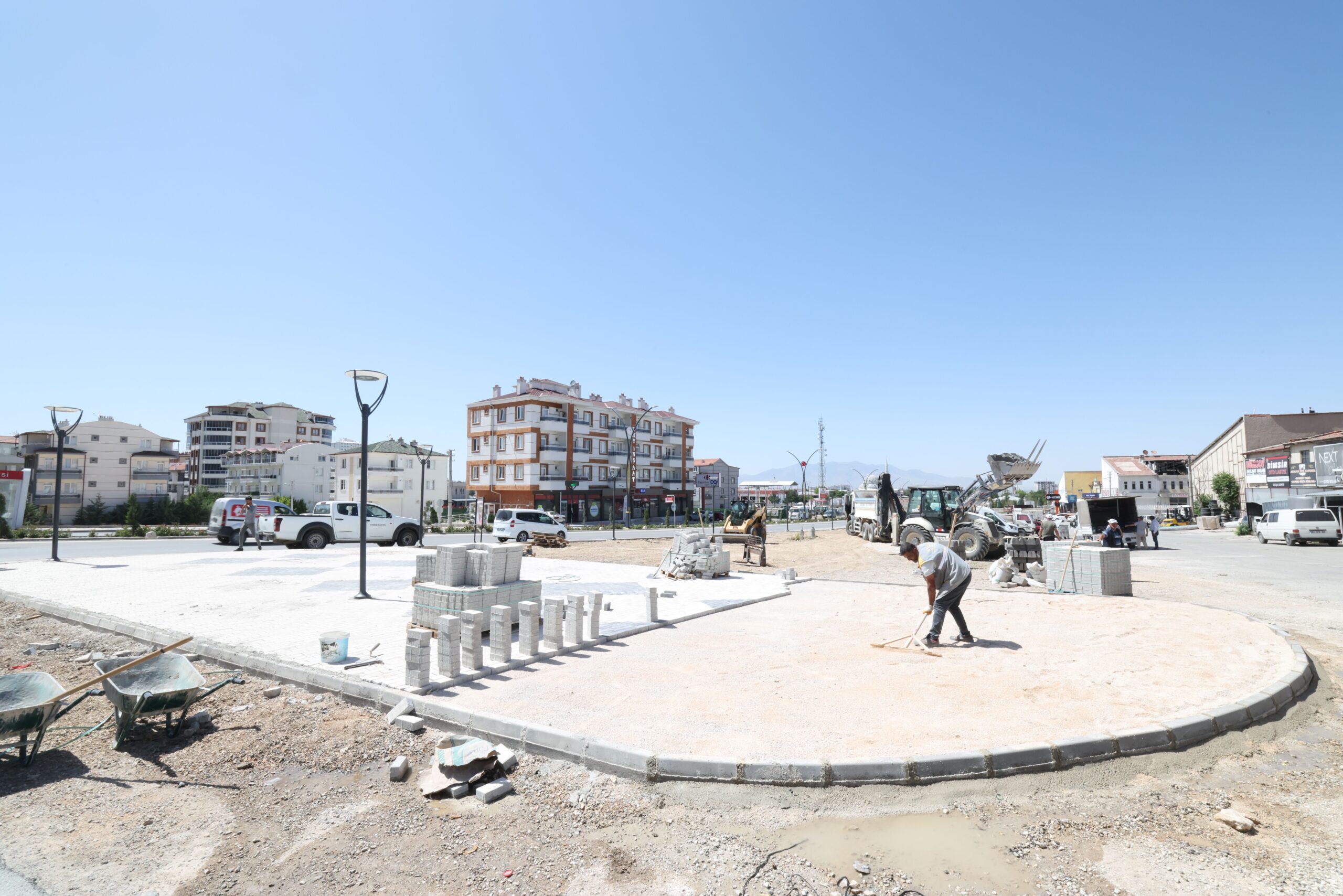 GİM Toptancılar Sitesi yanındaki bölge yenileniyor