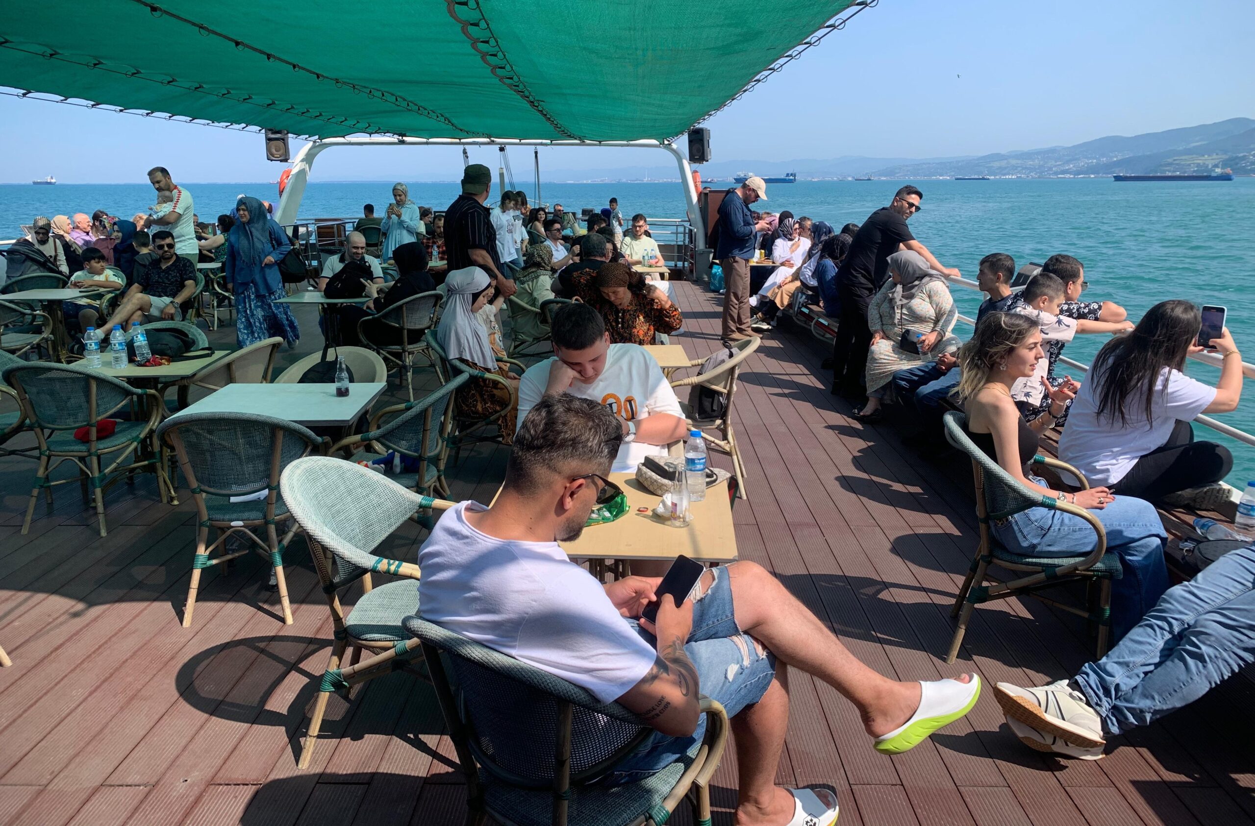 Bayram tatilinde gemi turları yoğun ilgi gördü