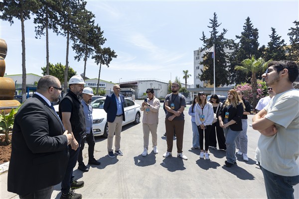 MEÜ öğrencileri, Mersin Serbest Bölgesi’ni ziyaret etti