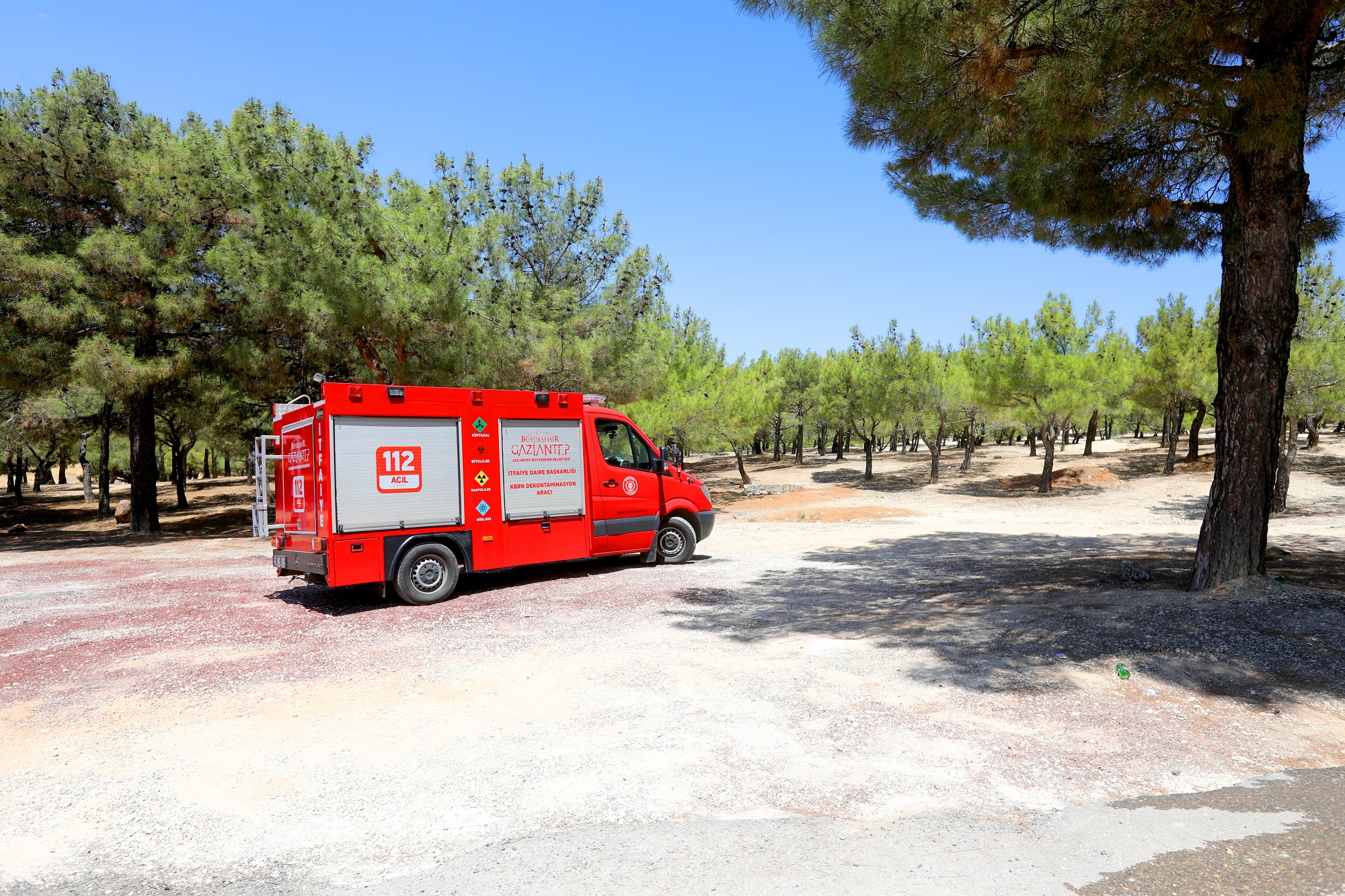 Gaziantep Büyükşehir Belediyesi’nden yangın nöbeti