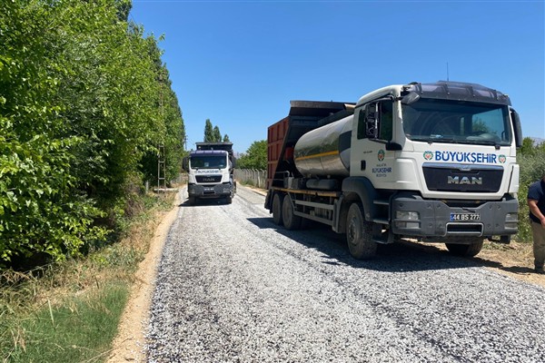 Malatya Büyükşehir Belediyesi’nden ulaşım ve altyapı çalışması