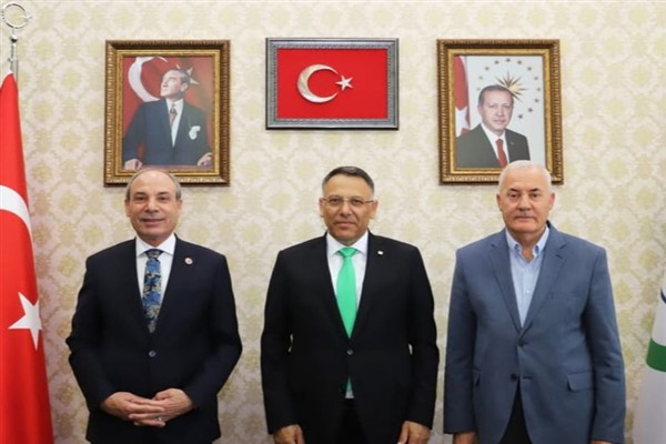 Iğdır Üniversitesi Rektörü Prof. Dr. Gürel’e hayırlı olsun ziyareti