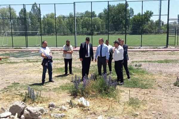 Erzurum Gençlik ve Spor İl Müdürü Çakmur’dan Pasinler’de inceleme