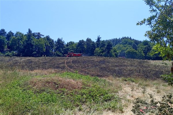 Dağyenice’de yangın söndürüldü