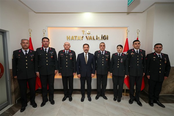 Vali Masatlı, Tuğgeneral Ersever ve jandarma personelini kabul etti
