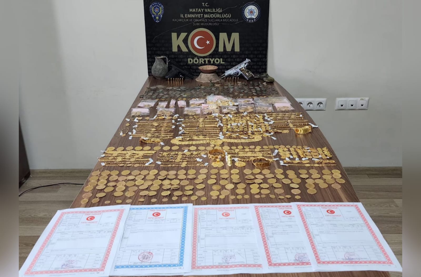 Hatay’da altın operasyonu