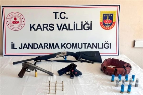 Kars’ta yasa dışı silah operasyonu