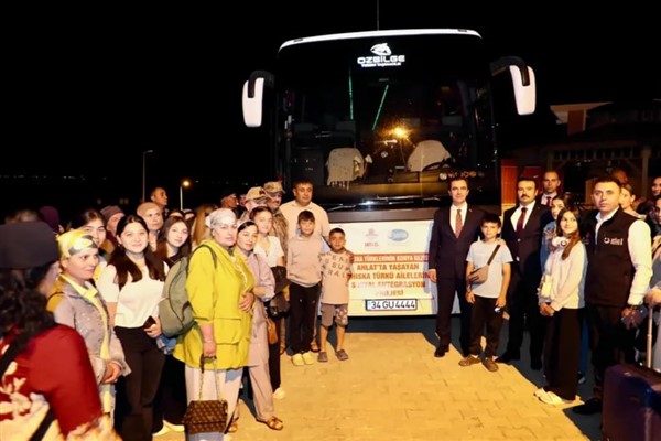 Ahıskalı Türk soydaşlar Konya’ya uğurlandı