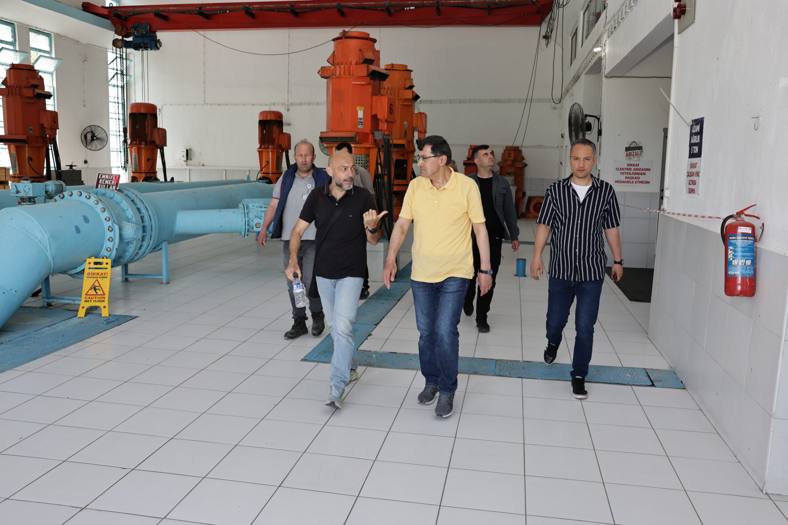 Başkan Kahveci’den içme suyu tesislerinde inceleme