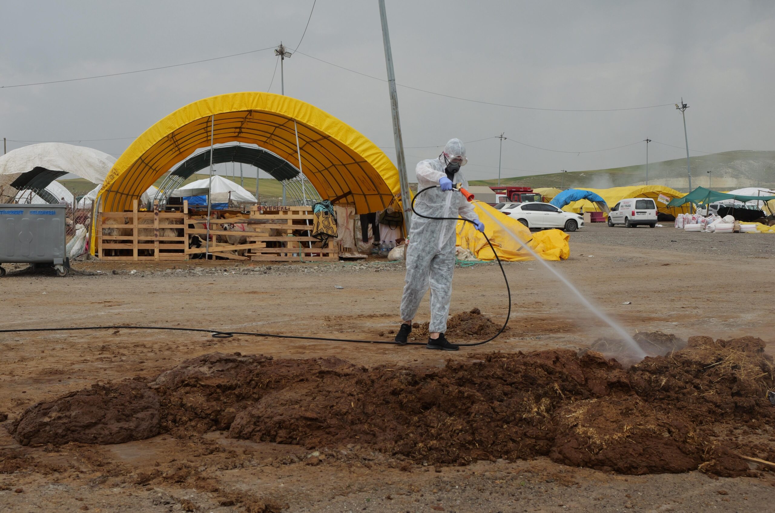 Etimesgut Belediyesi’nden ilaçlama çalışması