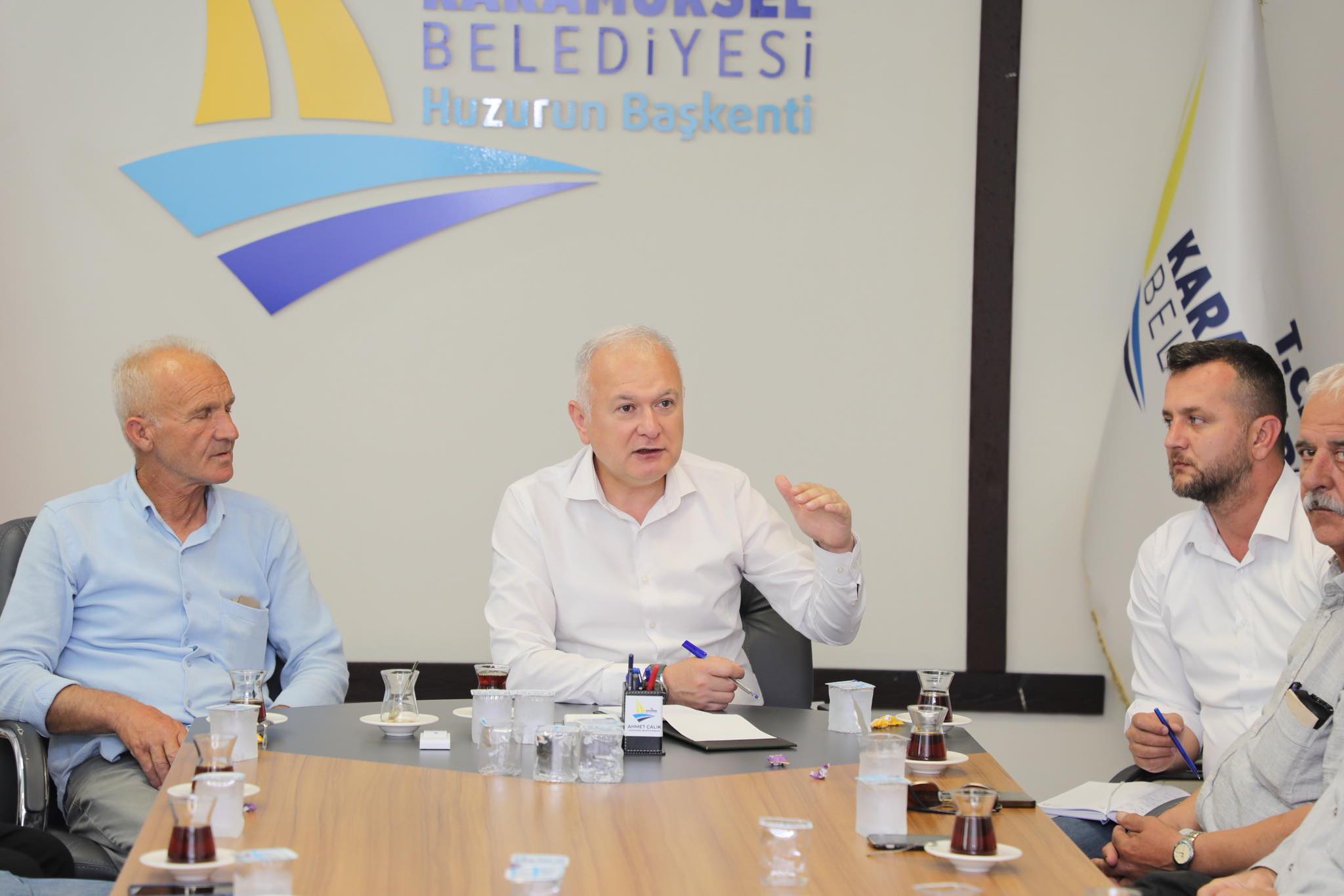 Başkan Çalık, muhtarlarla bir araya geldi