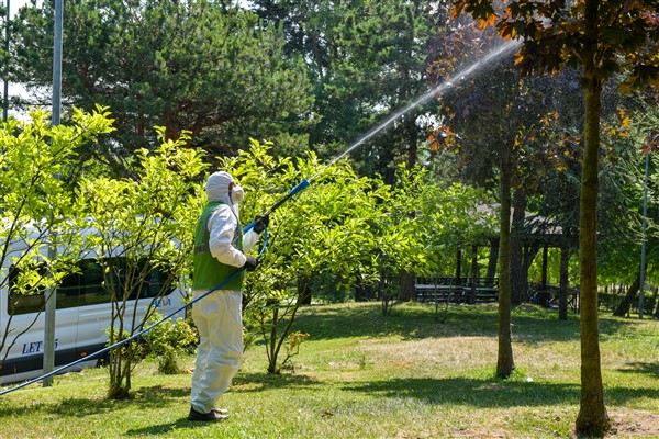 Esenyurt’ta haşere ve zararlılara karşı mücadele