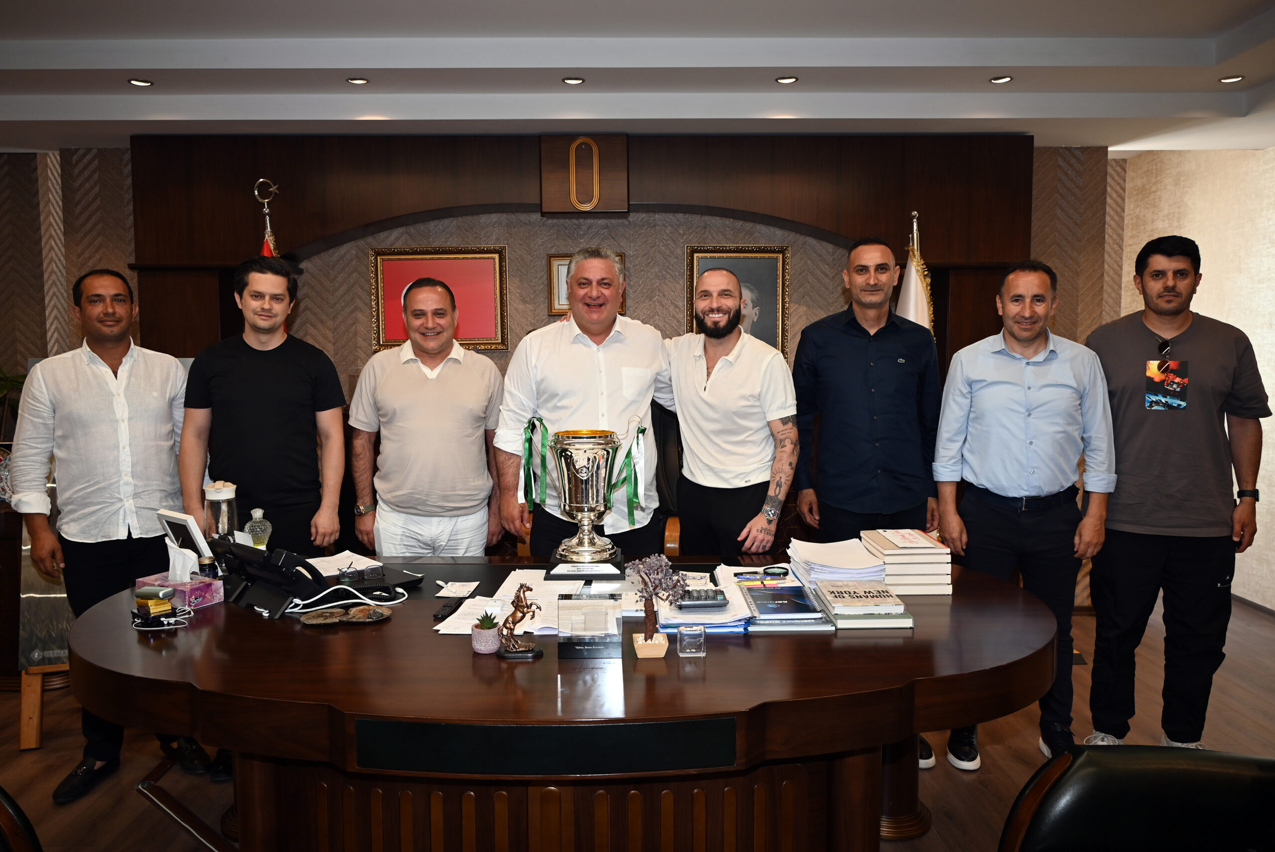 Yeşil Yalova Futbol Kulübü’nden Başkan Gürel’e ziyaret