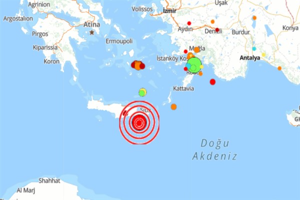 Akdeniz’de deprem