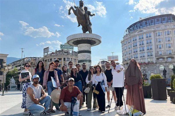 Erzurum Gençlik Merkezi Gönüllüleri, Üsküp’te