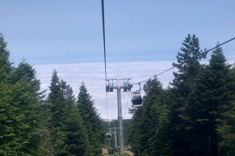 Kurban Bayramında teleferik sistemi çalışmadı