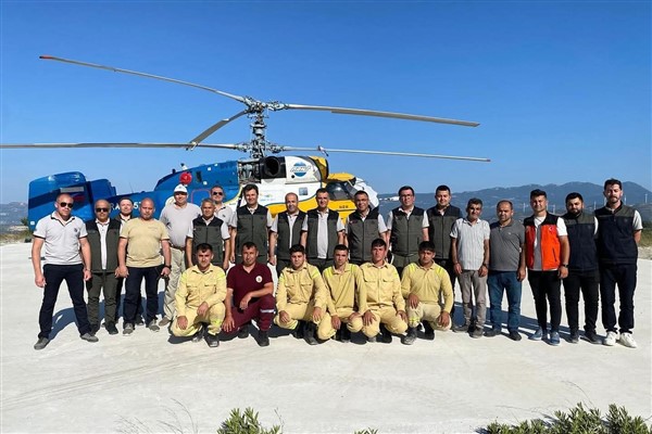 Genel Müdür Yardımcısı Akduman’dan helikopter personeline teşekkür
