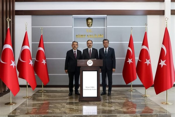 Şırnak protokolünden Siirt Valisi Kızılkaya’ya ziyaret