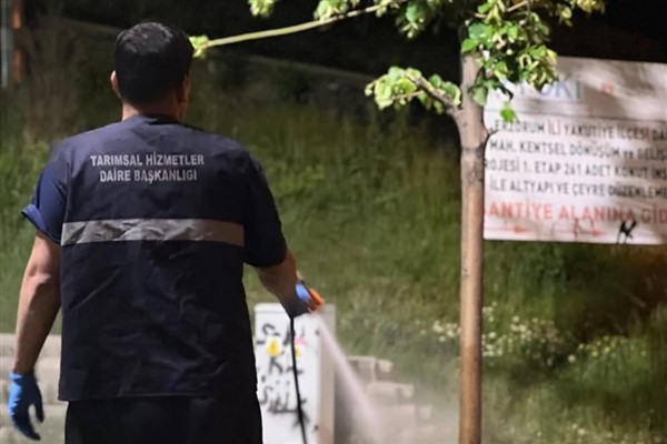 Erzurum Büyükşehir’den haşerelere karşı mücadele