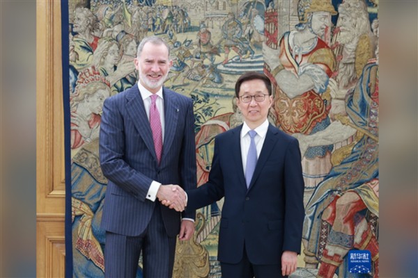 Çin Cumhurbaşkanı Yardımcısı Han, İspanya ziyaretini tamamladı