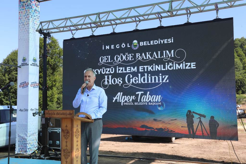 İnegöl Belediyesi’nden “Gel Göğe Bakalım” etkinliği