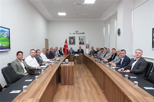 Ordu Şehir Hastanesi ile ilgili koordinasyon toplantısı yapıldı