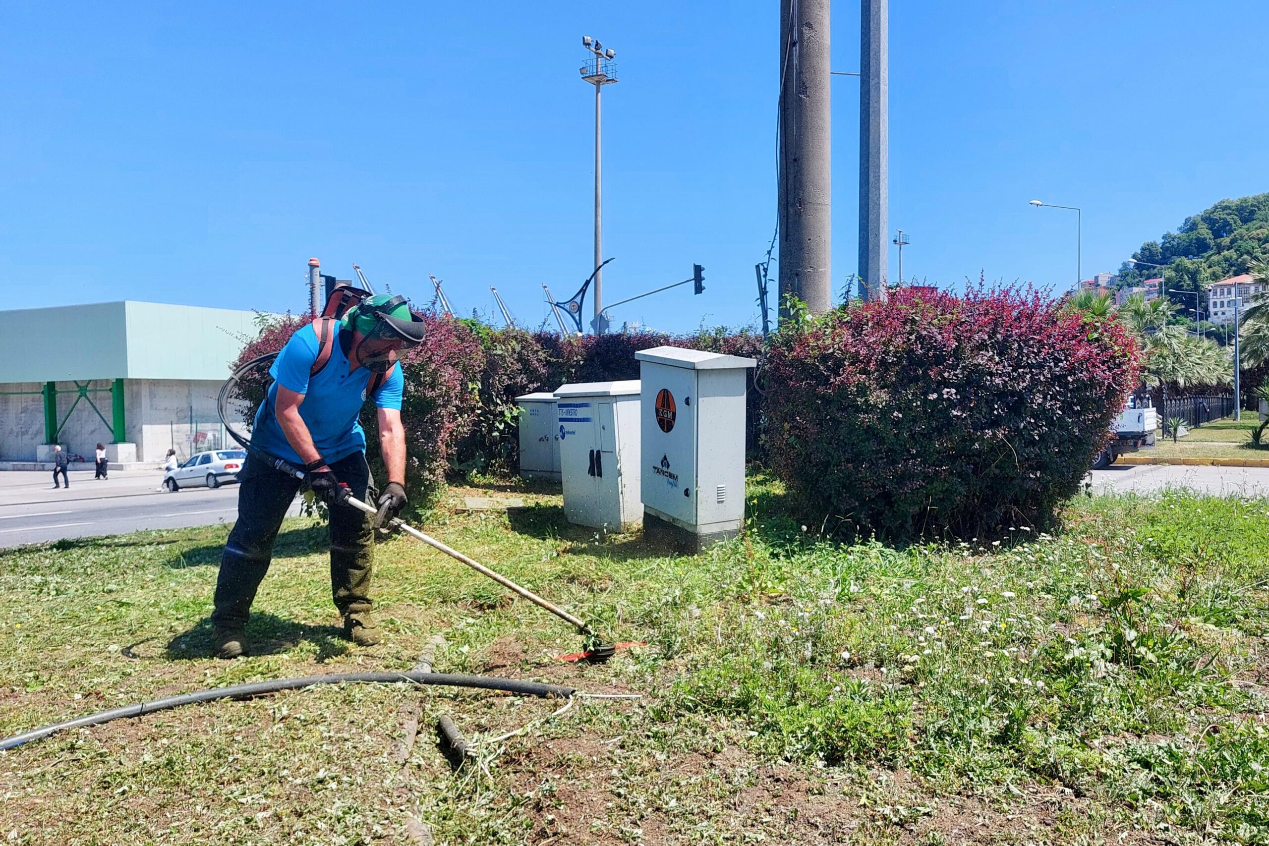 Giresun Belediyesi ekipleri, hizmetlerini sürdürüyor