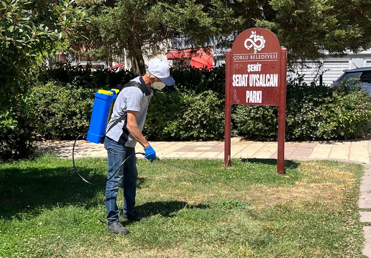 Çorlu Belediyesinden keneyle mücadele çalışmaları