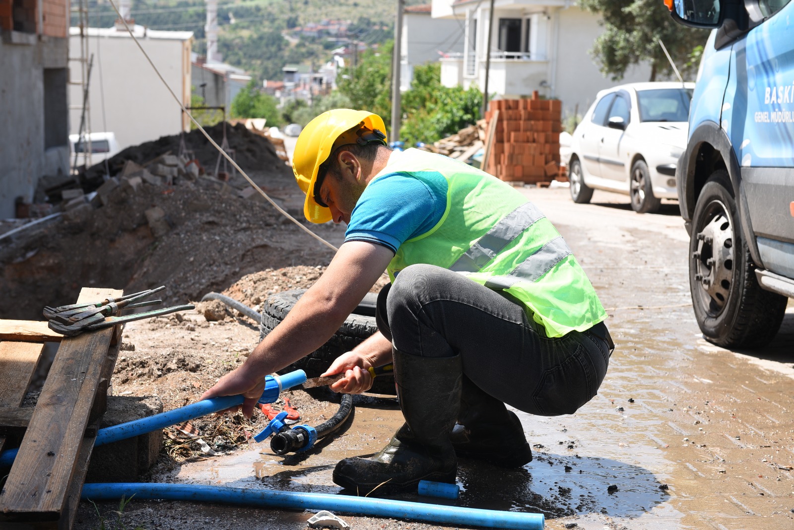 BASKİ bayramda 2 bin 510 arızaya müdahale etti