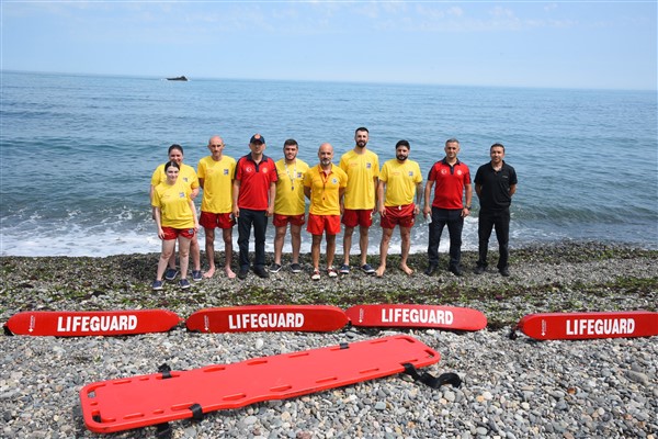 Giresun Belediyesi cankurtaran ekibi, eğitimlerini tamamladı