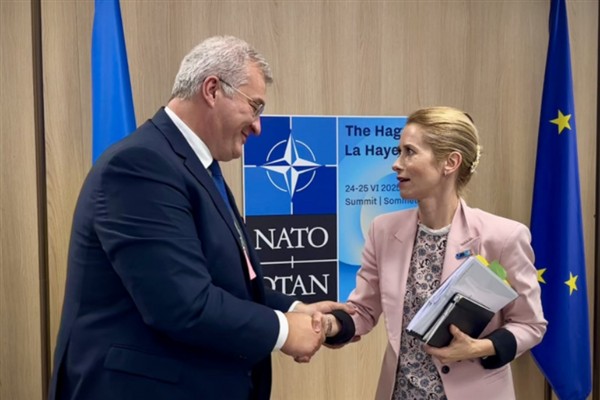 Ukrayna Dışişleri Bakanı Sybiha, Kallas ile toplantı yaptı