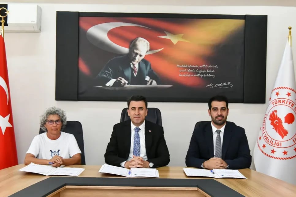 Tunceli’de kürek sporu kapsamında iş birliği protokolü imzalandı