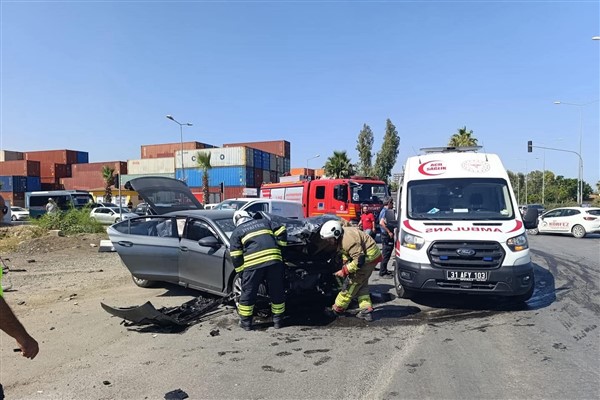 İskenderun’da trafik kazası: 1 yaralı
