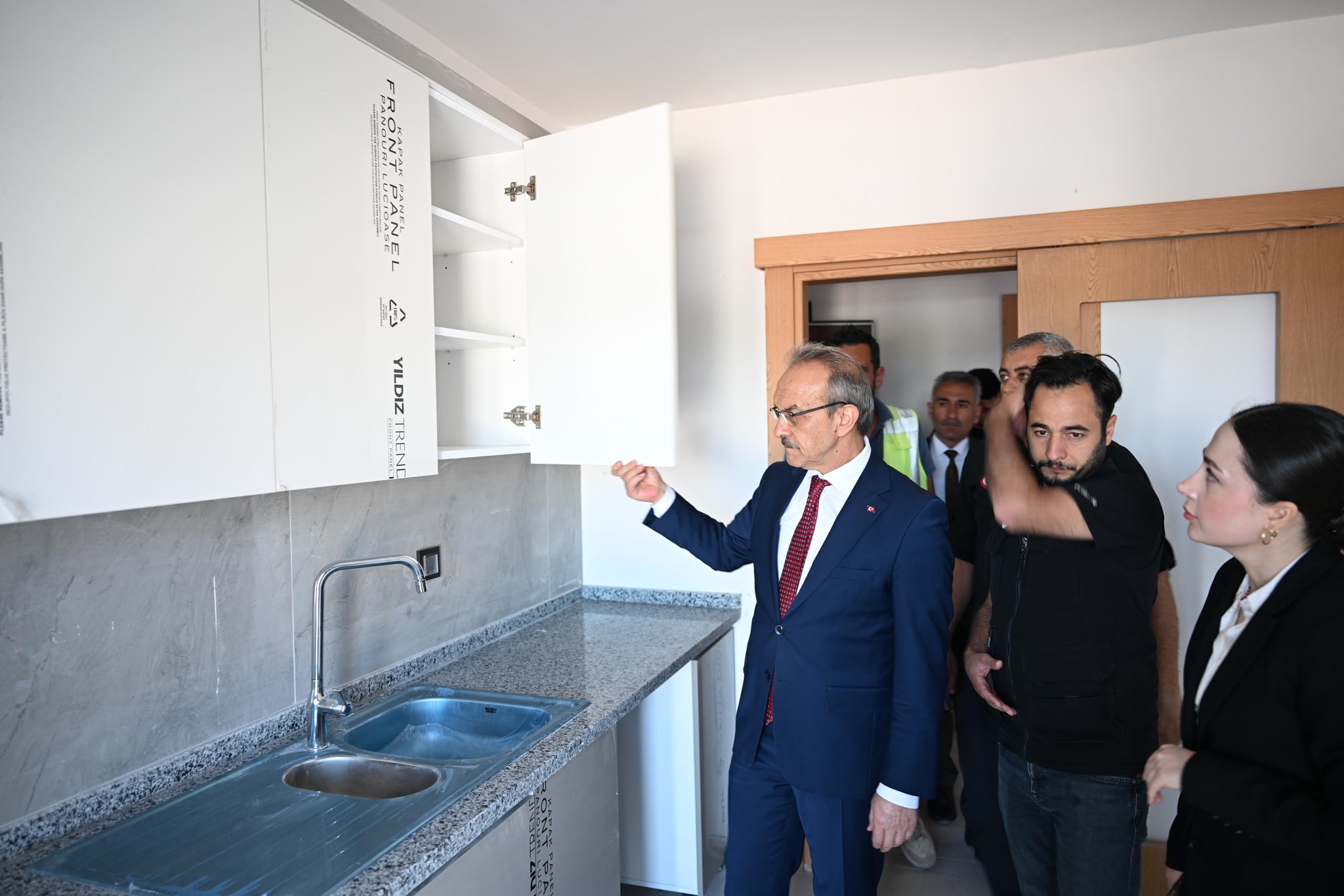 Vali Arguvan, ilçesindeki çalışmaları yerinde inceledi