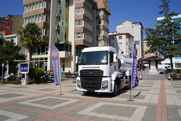 Orhangazi Belediyesi’ne arazöz hibesi