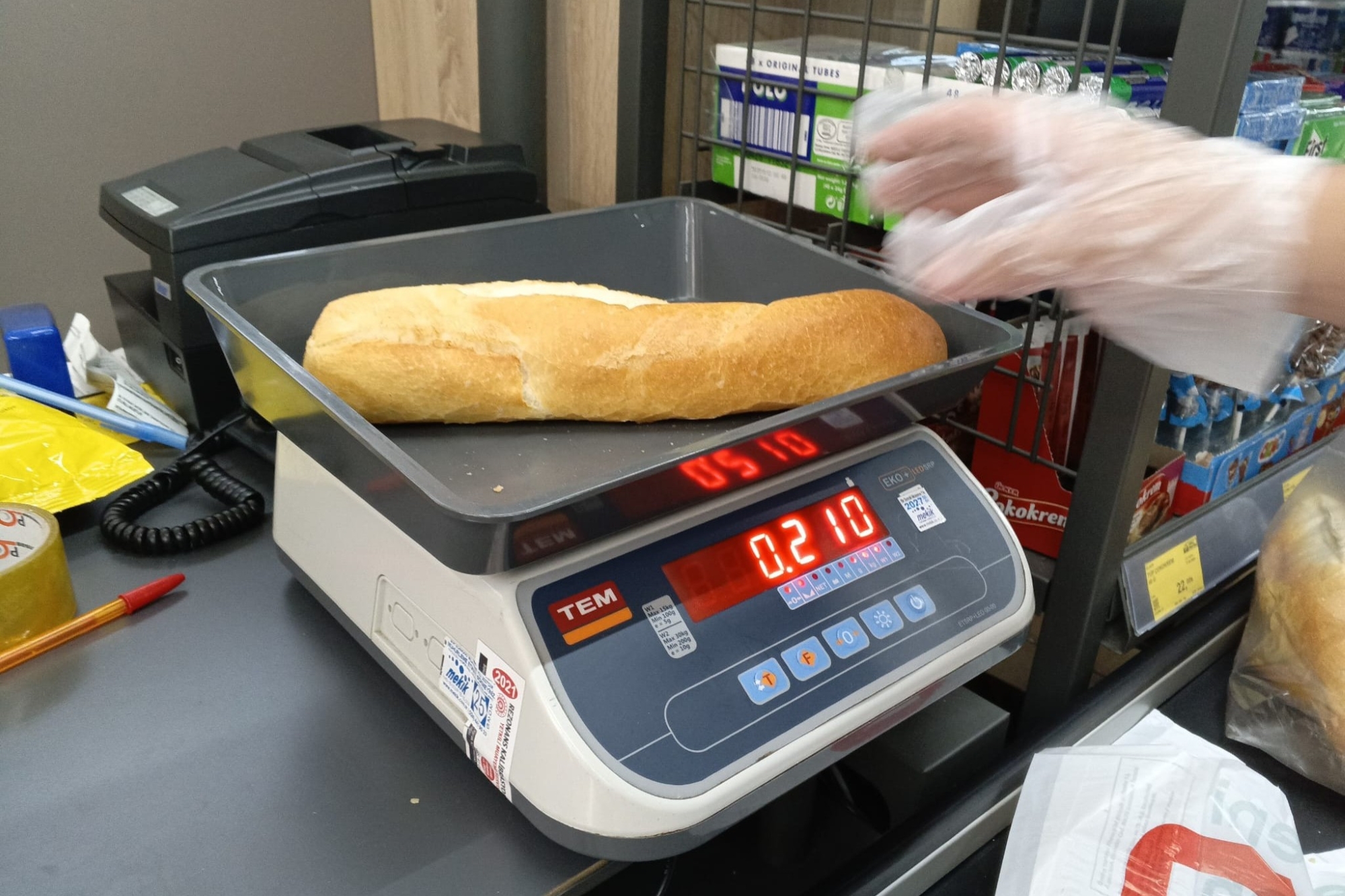 Gemlik’te zincir marketlere eksik gramajlı ekmek cezası