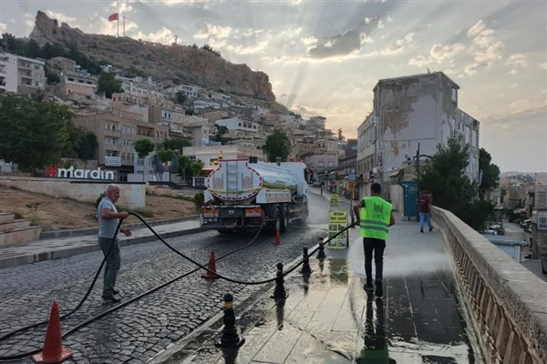 Mardin Büyükşehir’den temizlik çalışması