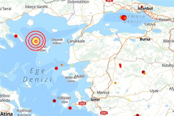 Ege Denizi’nde deprem