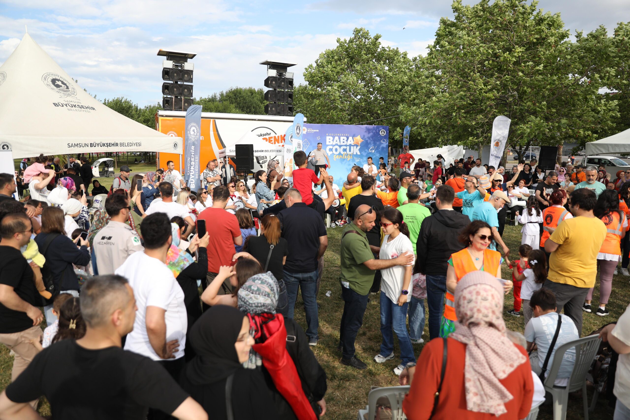 Samsun’da 6. Geleneksel Baba-Çocuk Şenliği yapıldı