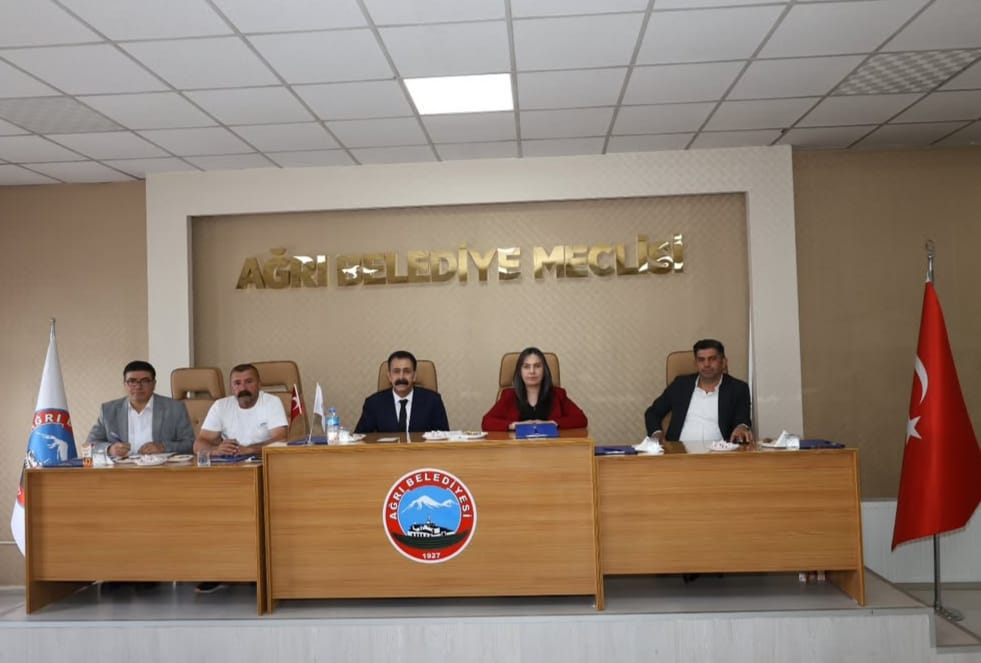 Ağrı Belediyesi Haziran Ayı Meclis Toplantısını gerçekleştirdi
