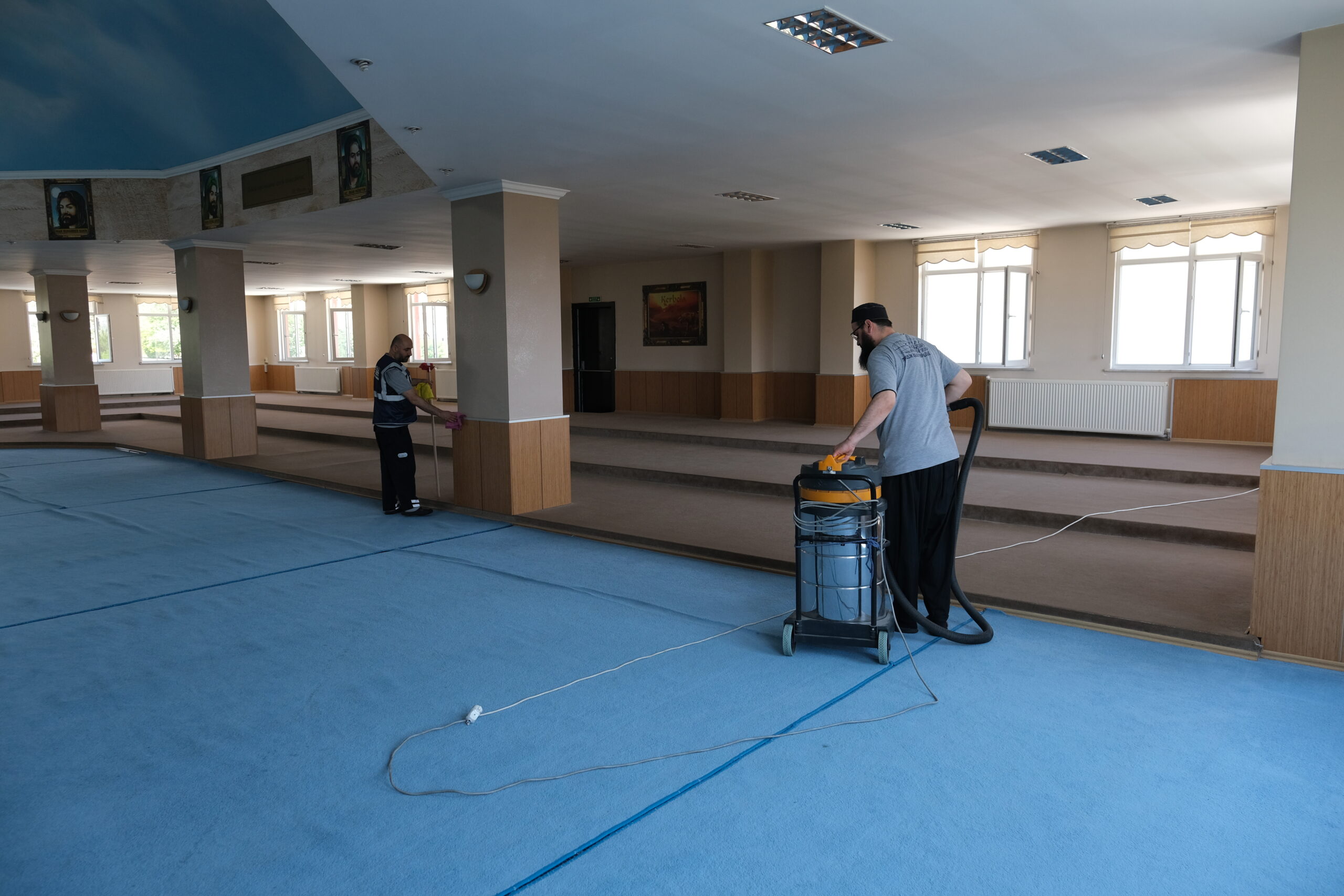 Cem evlerinde Muharrem ayı temizliği