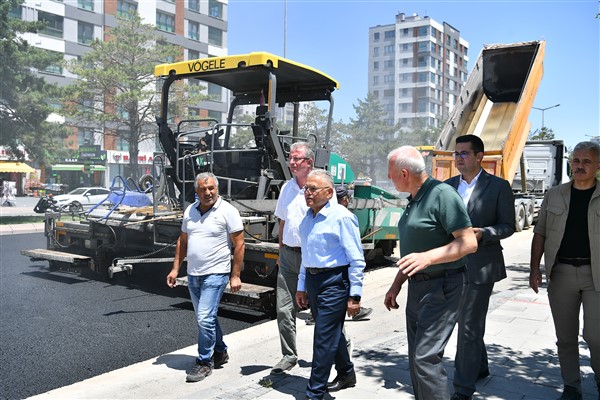 Başkan Büyükkılıç, Seher Bulvarı’ndaki 27 milyon liralık yatırımı yerinde inceledi