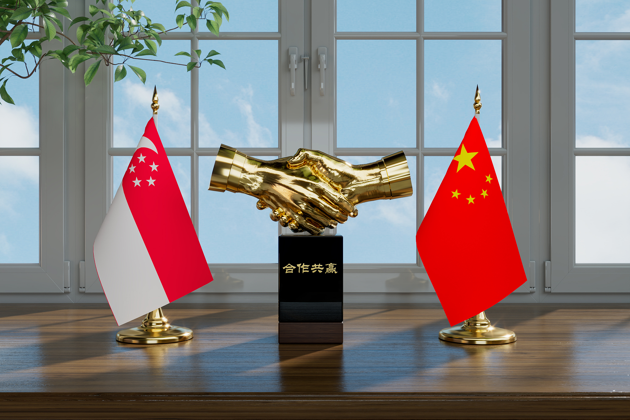 Cumhurbaşkanı Xi, Singapur Başbakanı Lawrence Wong ile görüştü