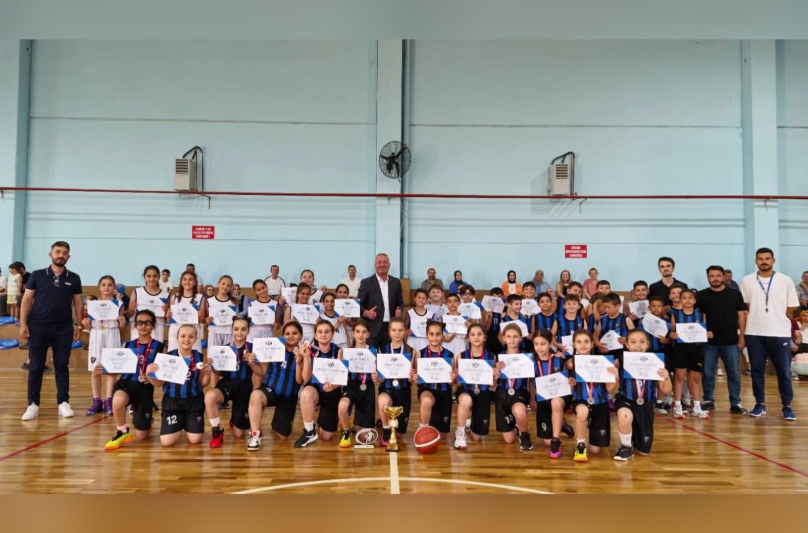 Başkan Karabatı’dan minik sporculara moral ziyareti