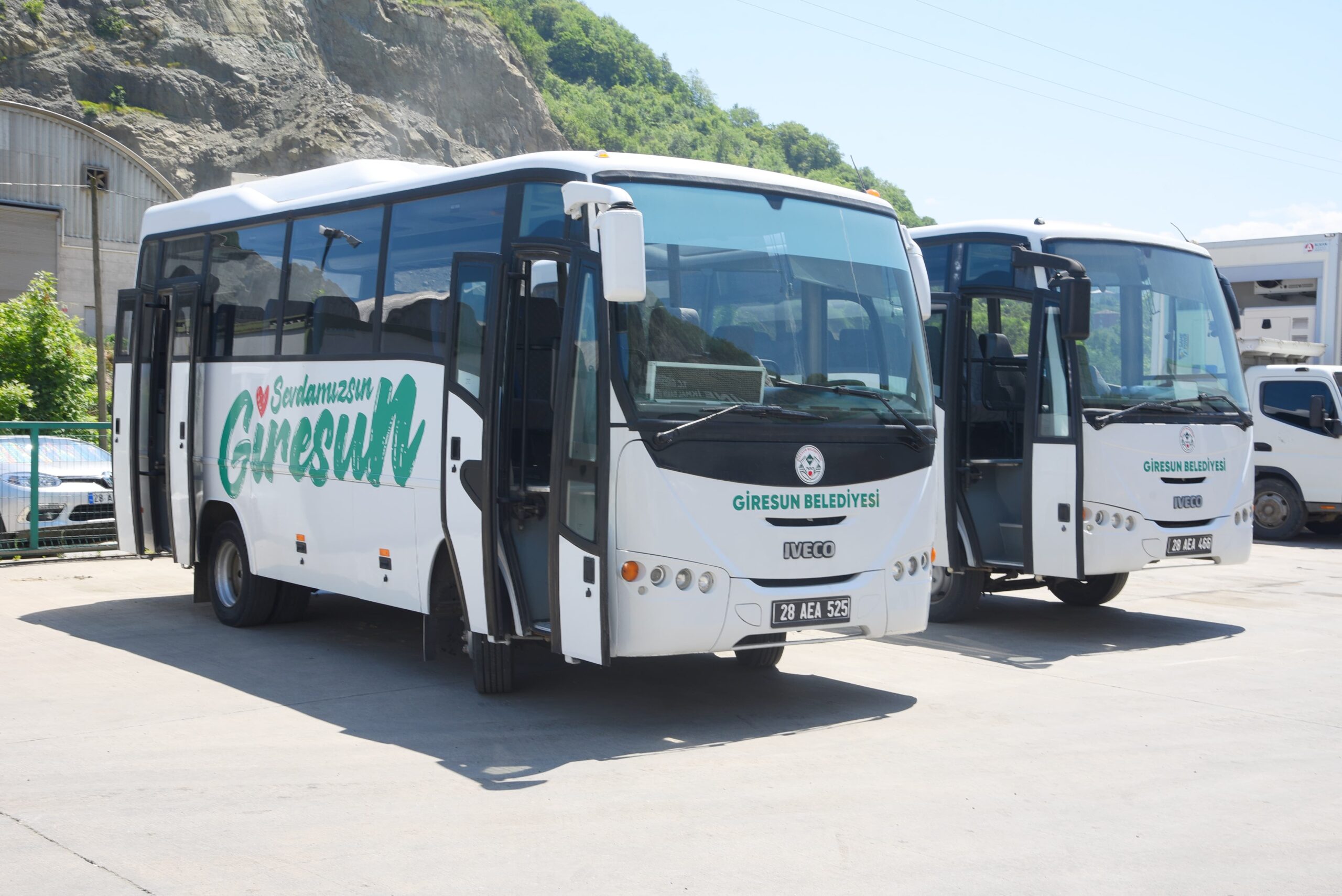 Giresun Belediyesi, araç filosuna iki otobüs kazandırdı